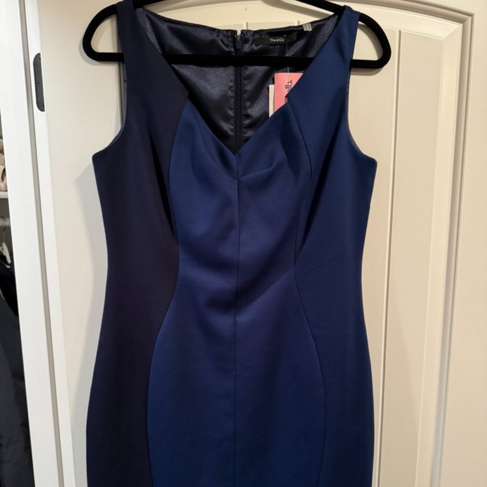 Two toned fitted dress